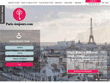 Tablet Screenshot of paris-toujours.com